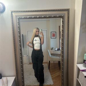PLT Black Cargo Jeans NWT